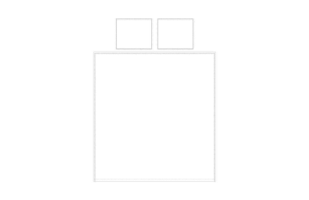 Mrs.Me bedlinen Couture White tekening